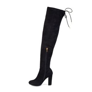 Women's Over-the-knee High Heel Faux Suede Wide Calf Boots